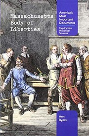 Front cover of Massachusetts Body of Liberties by Ann Byers