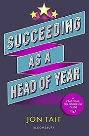 Front cover of Succeeding As a Head of Year by Jon Tait