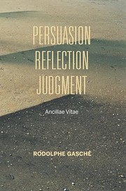 Cover of Persuasion, Reflection, Judgment by Rodolphe Gasché