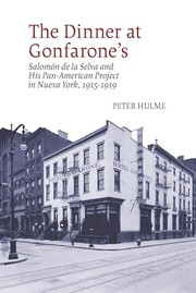 Cover of Dinner at Gonfarone's by Peter Hulme