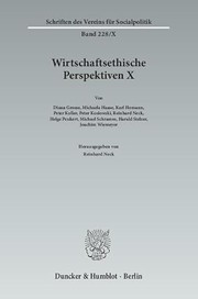 Front cover of Wirtschaftsethische Perspektiven X. by Reinhard Neck