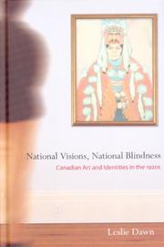 Front cover of National Visions, National Blindness by Leslie Dawn
