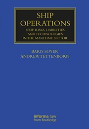 Front cover of Contemporary Legal Issues in Ship Operations by Baris Soyer