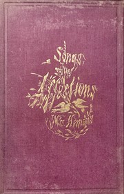 Cover of Songs of the Affections by Felicia Dorothea Browne Hemans