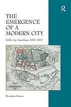 Front cover of Emergence of a Modern City by Henriette Steiner