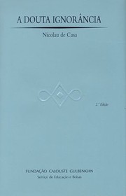 Cover of De docta ignorantia by Cardinal Nicholas of Cusa