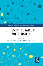 Front cover of Ethics in the Wake of Wittgenstein by Benjamin De Mesel