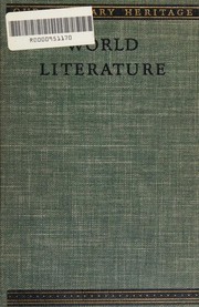 Cover of World literature by Ruth Mary Weeks