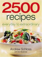 Cover of 2500 Recipes by Andrew Schloss