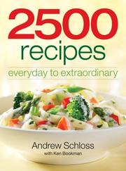 Front cover of 2500 recipes by Andrew Schloss