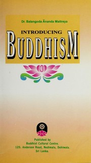 Front cover of Introducing Buddhism by Ānandamaitreya, Baḷangoḍa Nāyaka Sthavira