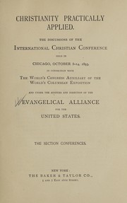 Front cover of Christianity practically applied by Evangelical Alliance for the United States of America. Conference