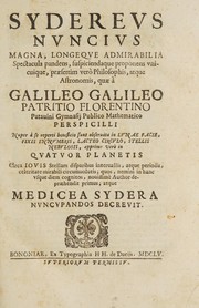 Front cover of Opere di Galileo Galilei ... by Galileo Galilei