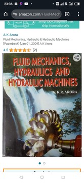Front cover of Fluid mechanics, hydraulics and hydraulic machines by K. R. Arora