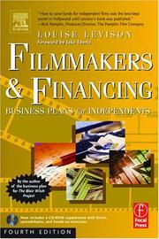 Cover of Filmmakers and financing by Louise Levison
