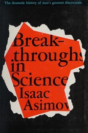 Cover of Breakthroughs in Science by Isaac Asimov
