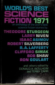 Front cover of World's best science fiction 1971 by Donald A. Wollheim