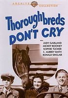 Front cover of Thoroughbreds don't cry by Judy Garland