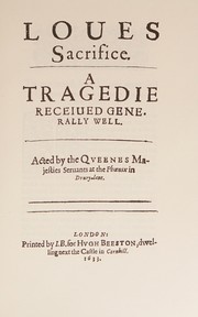 Cover of Loues sacrifice by John Ford