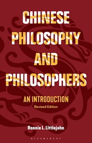 Cover of Chinese Philosophy and Philosophers by Ronnie L. Littlejohn