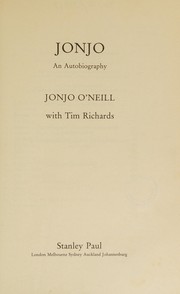 Cover of Jonjo by Jonjo O'Neill