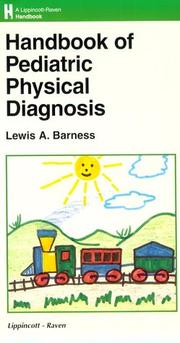 Front cover of Handbook of pediatric physical diagnosis by Unknown