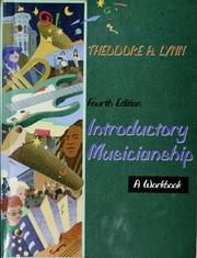 Cover of Introductory Musicianship by Theodore A. Lynn