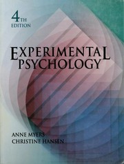 Front cover of Experimental psychology by Anne Myers