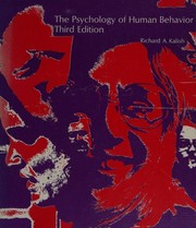 Cover of The psychology of human behavior by Richard A. Kalish