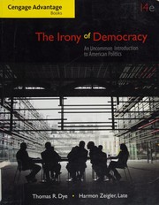 Front cover of The irony of democracy by Thomas R. Dye