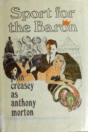 Front cover of Sport for the baron by John Creasey