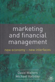 Front cover of Marketing and financial management by David Walters