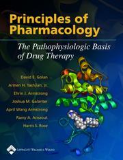 Front cover of Principles of pharmacology by David E. Golan