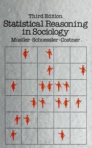 Cover of Statistical reasoning in sociology by John Henry Mueller
