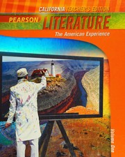 Front cover of Pearson Literature California -- The American Experience -- Volume One by Grant P. Wiggins