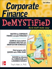 Cover of Corporate finance demystified by Troy A. Adair