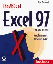 Front cover of The ABCs of Excel 97 by Gene Weisskopf