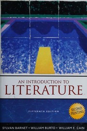 Front cover of Introduction to Literature -- fifteenth edition by Sylvan Barnet