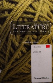 Front cover of Introduction to literature by Kathleen Shine Cain