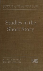 Front cover of Studies in the short story by Adrian H. Jaffe