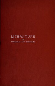 Cover of Literature by Hunt, Theodore Whitefield