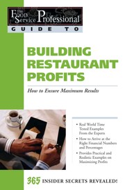Cover of Building restaurant profits by Jennifer Taylor