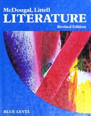 Front cover of McDougal, Littell literature--blue level--revised edition by David W. Foote