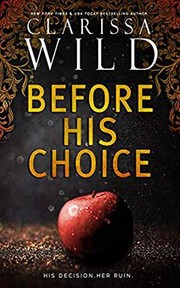 Cover of Before His Choice by Unknown