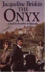 Cover of El Onix/the Onyx by Jacqueline Briskin