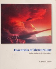 Cover of Essentials of meteorology by C. Donald Ahrens