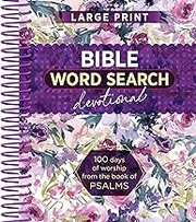 Front cover of Bible Word Search Devotional by BroadStreet Publishing BroadStreet Publishing Group LLC