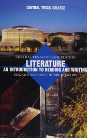 Front cover of Literature--Central Texas College Edition by Edgar V. Roberts