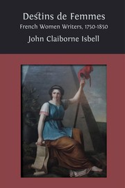 Front cover of Destins de Femmes by John Claiborne Isbell
