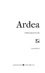Cover of Ardea by Freya Mathews